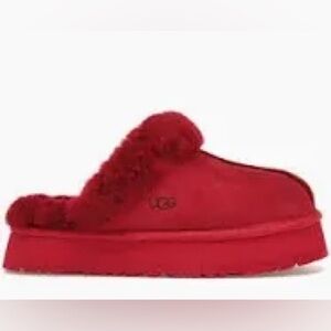 UGG Women's Disquette Slipper, Red, 9